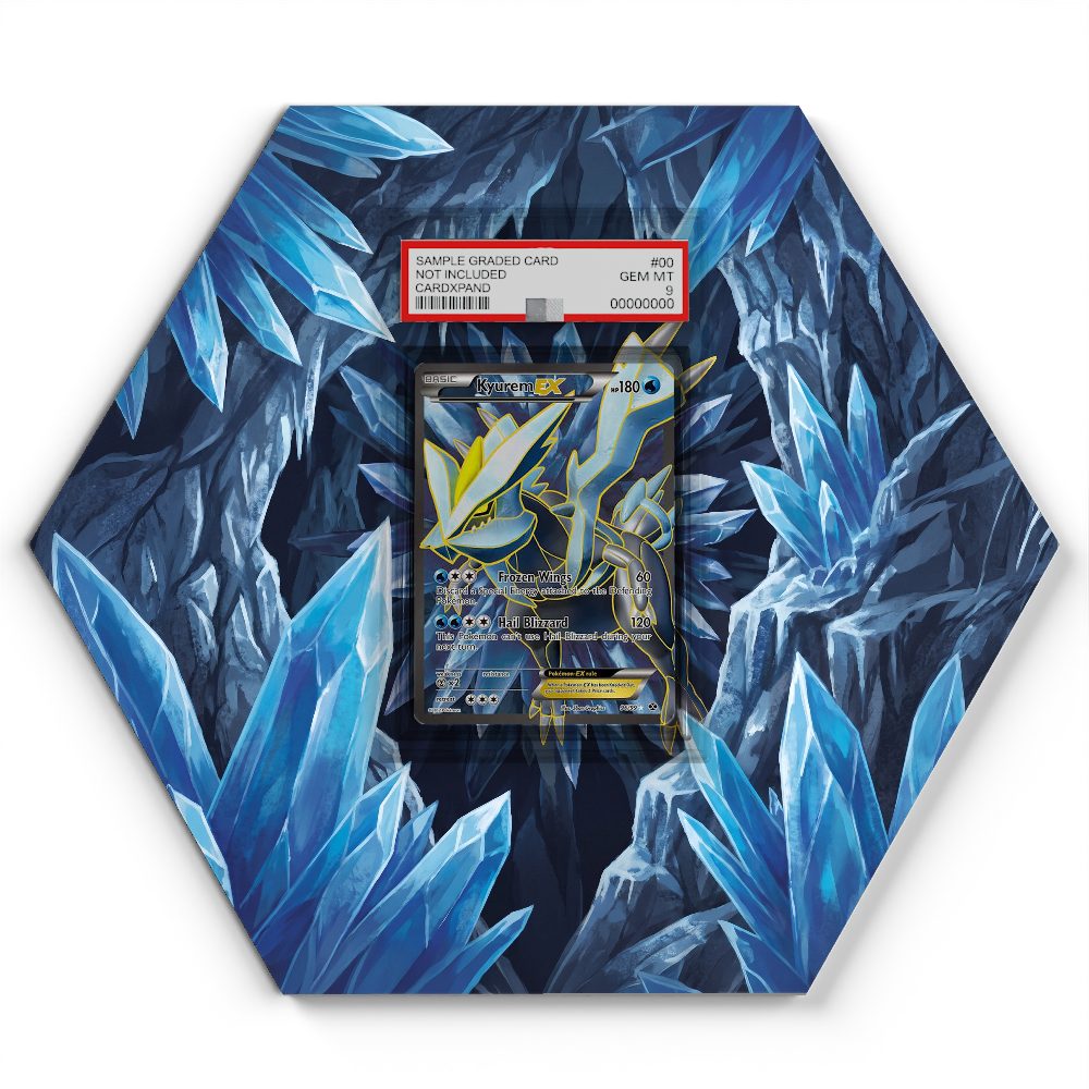 96/99 Kyurem Ex - Extended Artwork Pokemon Card Display
