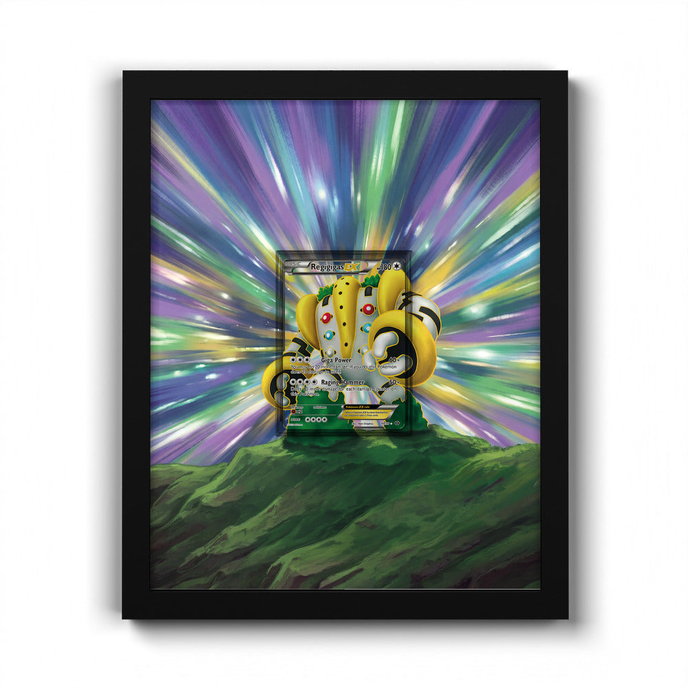 99/99 Regigigas EX - Extended Artwork Pokemon Card Frame