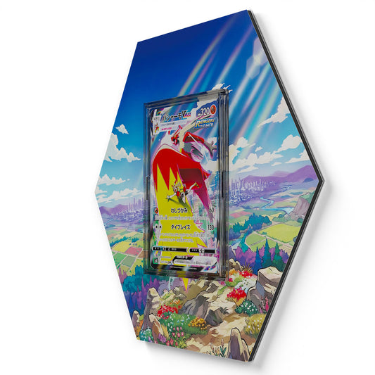 217/184 Blaziken VMAX S8B - Extended Artwork Pokemon Card Display