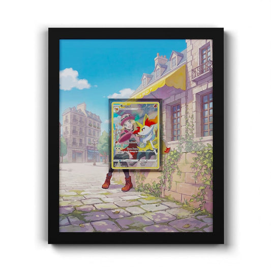 TG01/TG30 Braixen - Extended Artwork Framed Pokemon Card Display