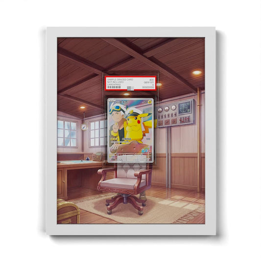 709 Captain Pikachu - Extended Artwork Framed Pokemon Card Display