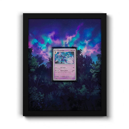 098 Ceruledge - Extended Artwork Framed Pokemon Card Display