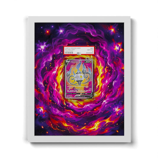 247/264 Chandelure - Extended Artwork Framed Pokemon Card Display