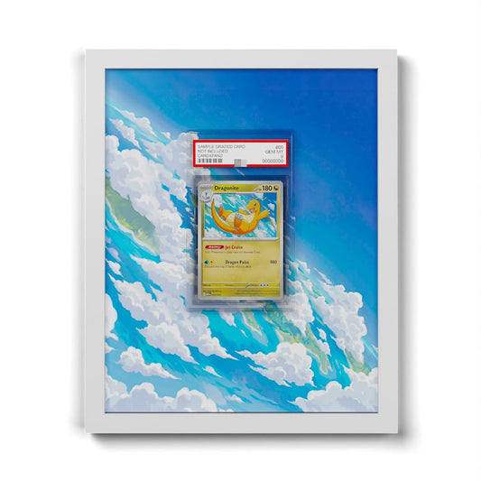 012 Dragonite - Extended Artwork Framed Pokemon Card Display