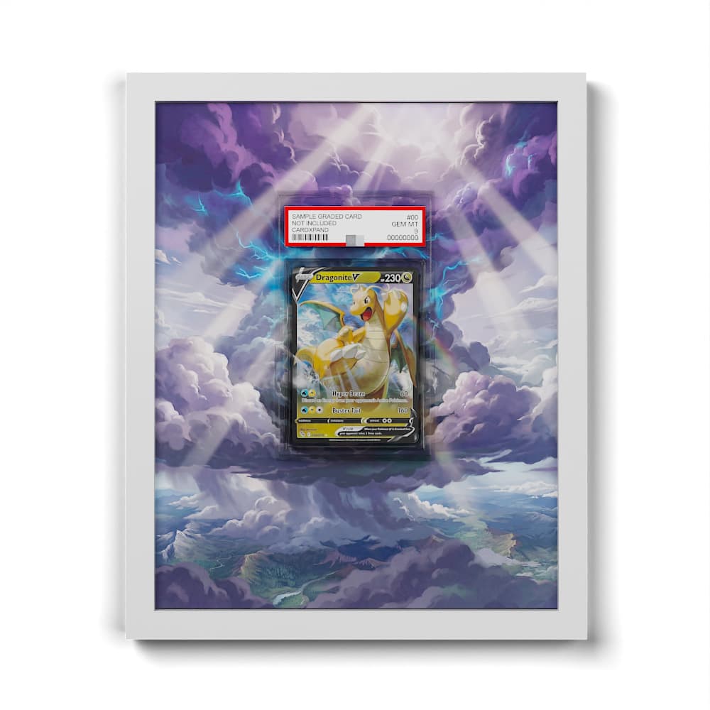 049/078 Dragonite V - Extended Artwork Framed Pokemon Card Display