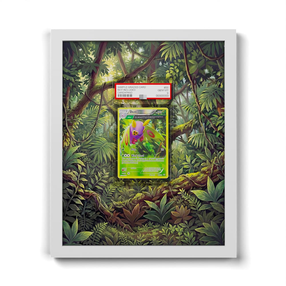 8/108 Dustox - Extended Artwork Framed Pokemon Card Display