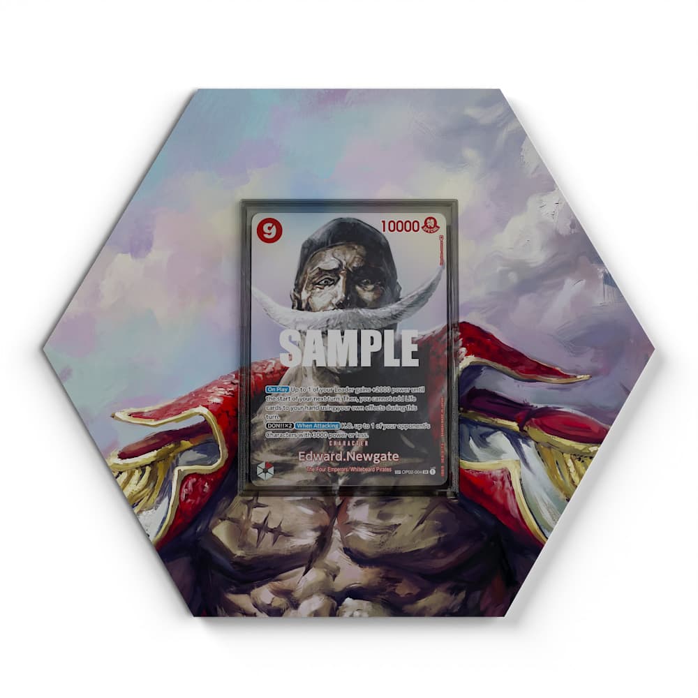 Edward Newgate (OP02-004) - Extended Artwork One Piece Card Display