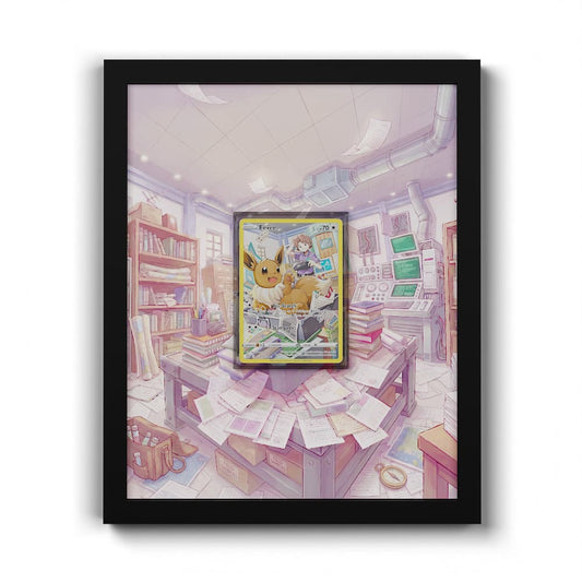 TG11 Eevee - Extended Artwork Framed Pokemon Card Display
