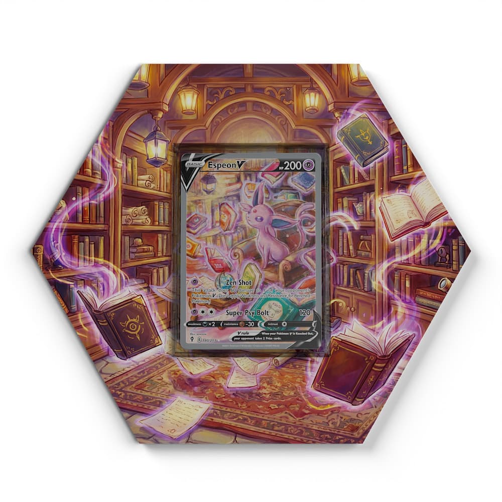 180/203 Espeon - Extended Artwork Pokemon Card Display