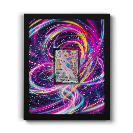 065/203 Espeon VMAX - Extended Artwork Framed Pokemon Card Display