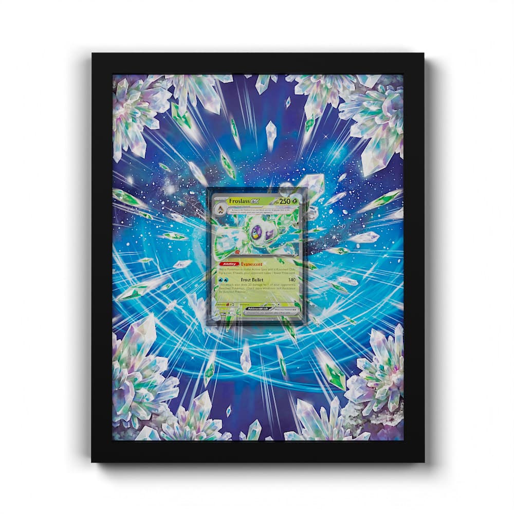 003/182 Froslass EX - Extended Artwork Framed Pokemon Card Display