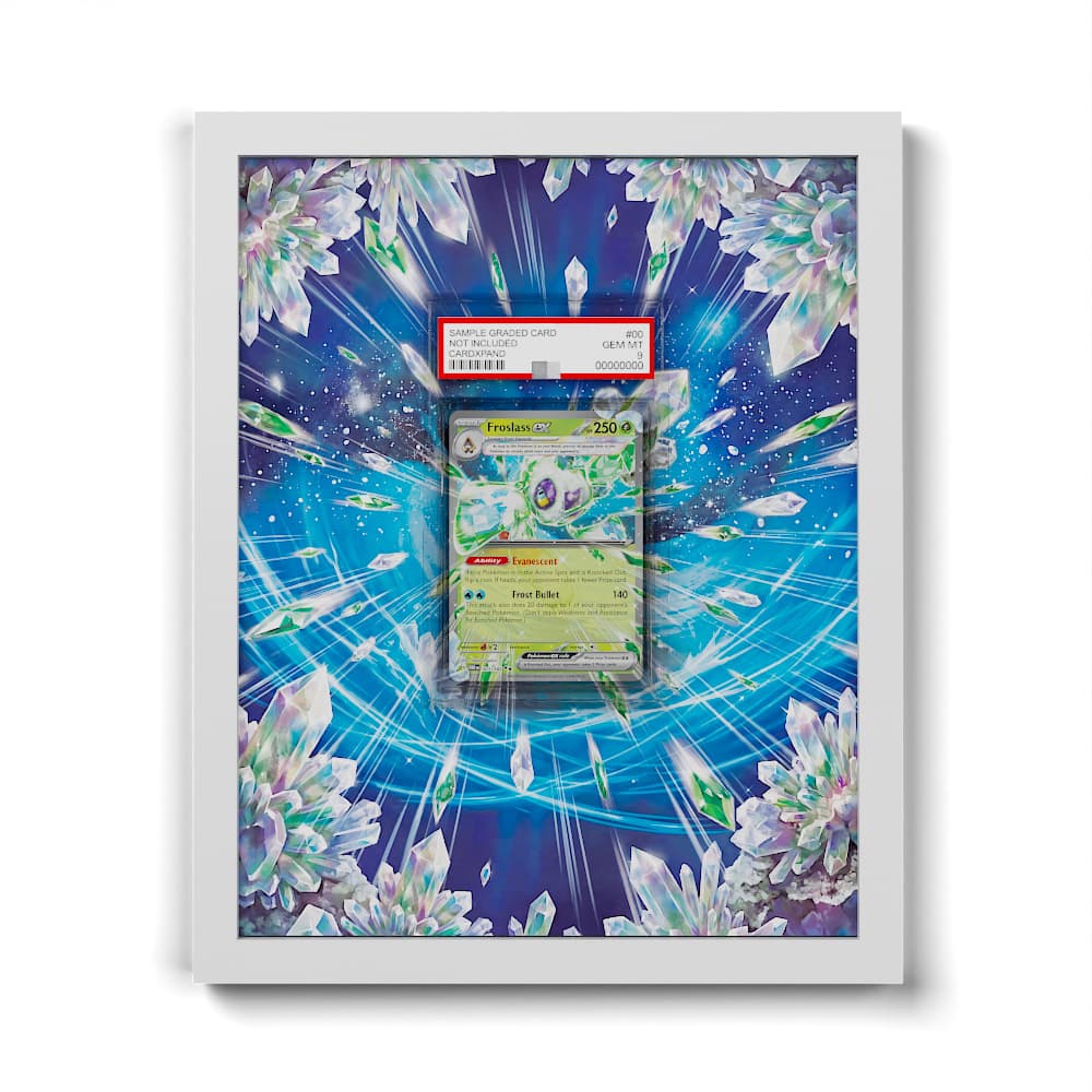 003/182 Froslass EX - Extended Artwork Framed Pokemon Card Display