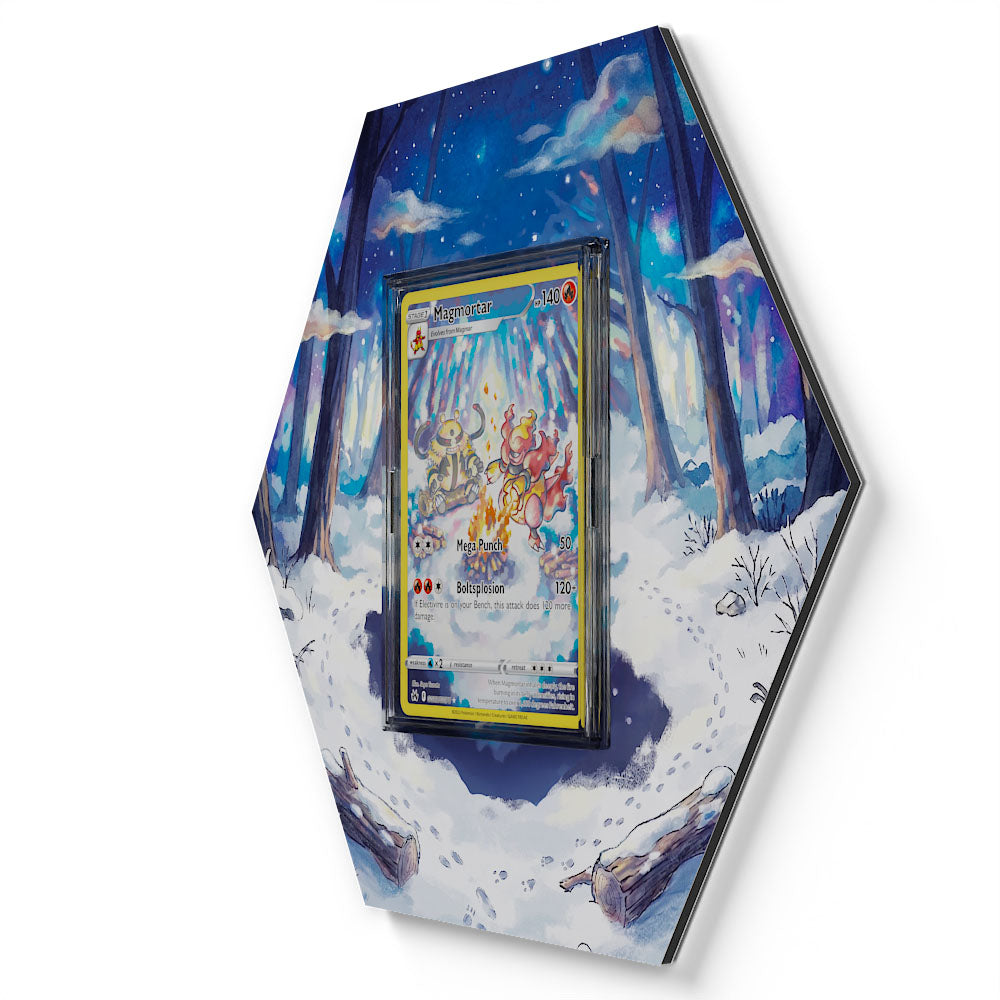 GG03/GG70 Magmortar - Extended Artwork Pokemon Card Display