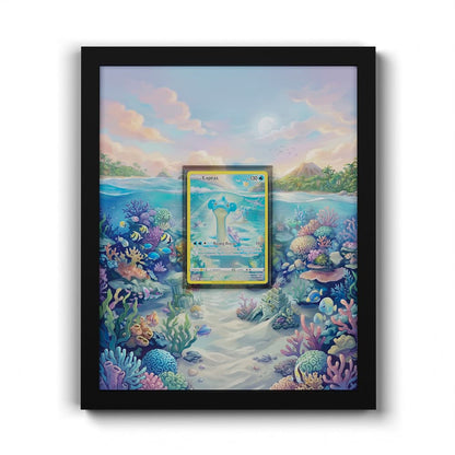 GG05 Lapras - Extended Artwork Framed Pokemon Card Display