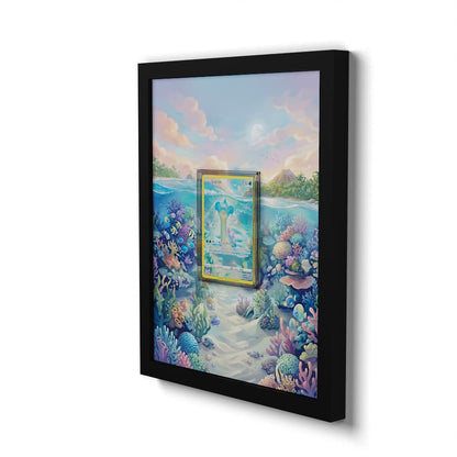 GG05 Lapras - Extended Artwork Framed Pokemon Card Display