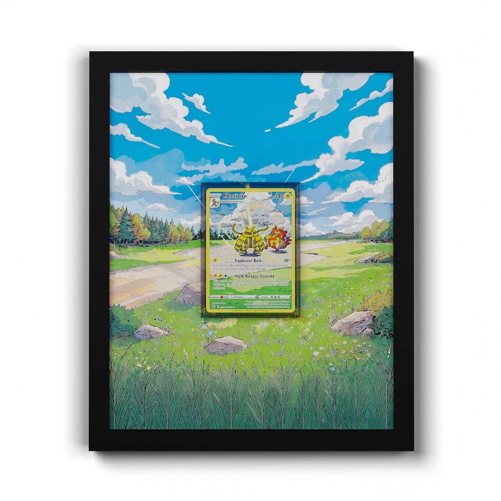 GG08 Electivire - Extended Artwork Framed Pokemon Card Display