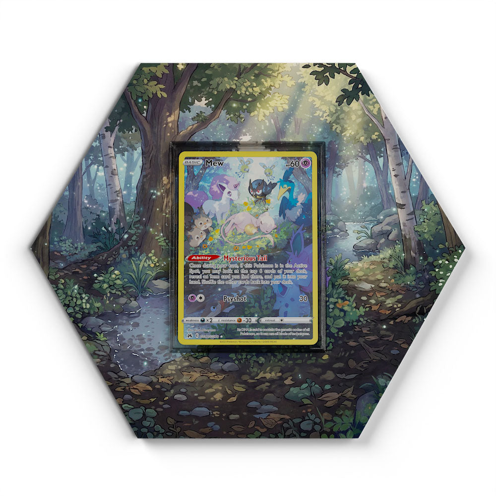 GG10/GG70 Mew - Extended Artwork Pokemon Card Display