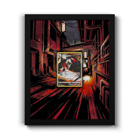 GG17 Thievul - Extended Artwork Framed Pokemon Card Display