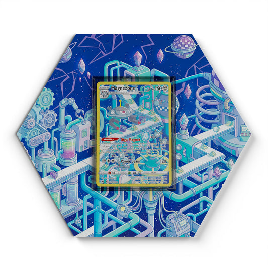 GG18/GG70 Magnezone - Extended Artwork Pokemon Card Display