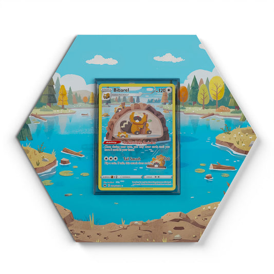 GG25/GG70 Bibarel - Extended Artwork Pokemon Card Display