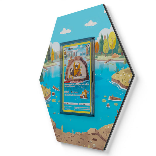 GG25/GG70 Bibarel - Extended Artwork Pokemon Card Display
