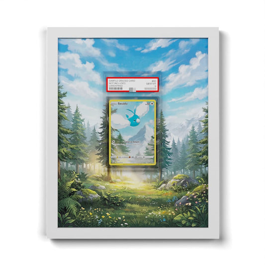 GG27 Swablu - Extended Artwork Framed Pokemon Card Display