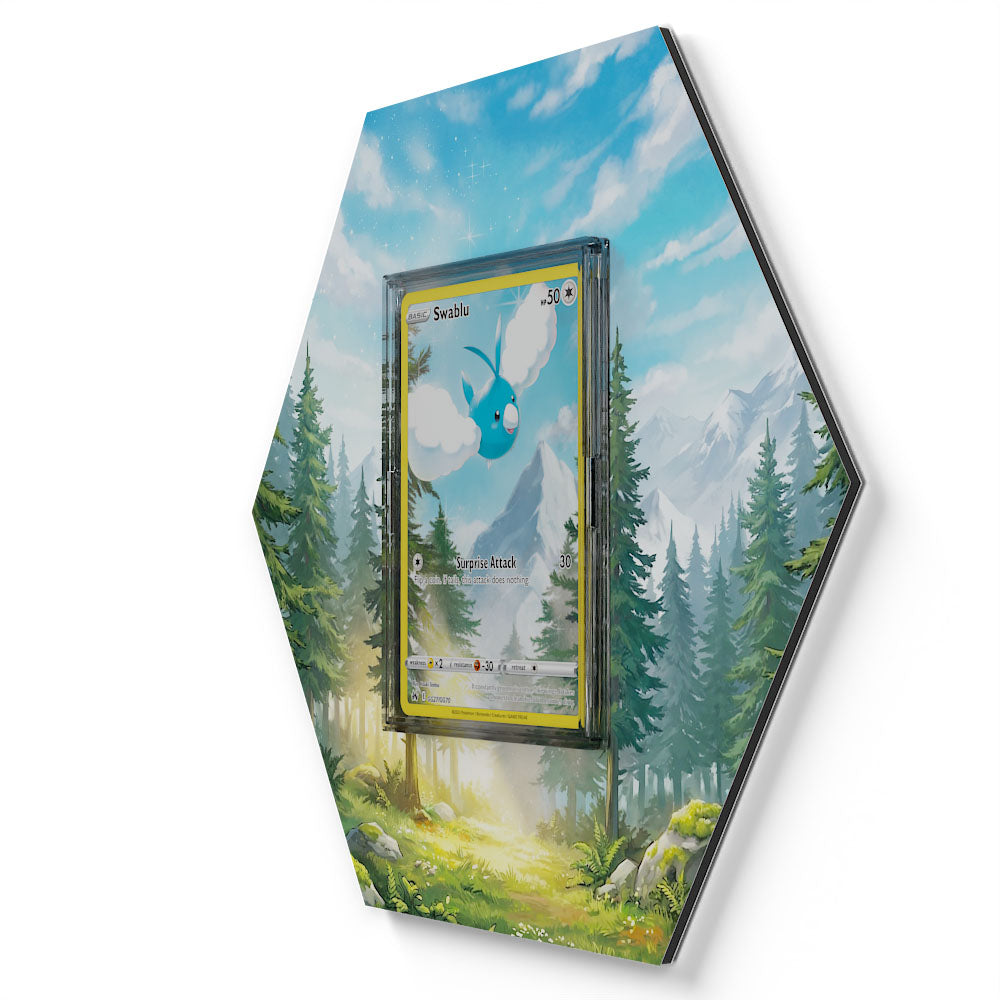 GG27/GG70 Swablu - Extended Artwork Pokemon Card Display