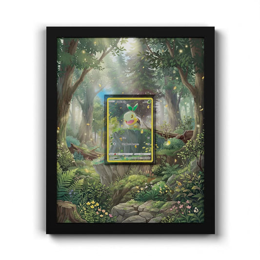 GG31 Turtwig - Extended Artwork Framed Pokemon Card Display