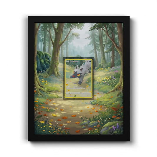 GG33 Poochyena - Extended Artwork Framed Pokemon Card Display