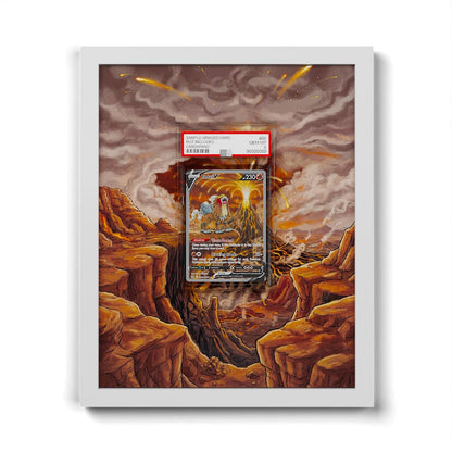 GG36 Entei V - Extended Artwork Framed Pokemon Card Display