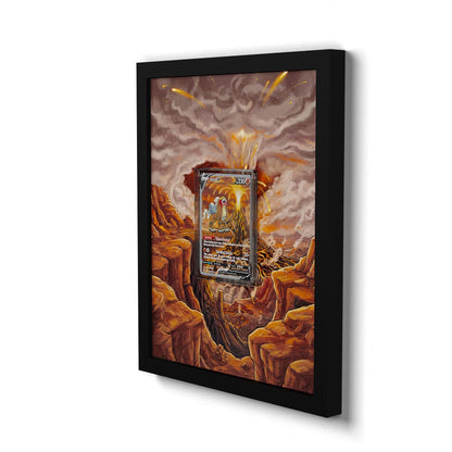 GG36 Entei V - Extended Artwork Framed Pokemon Card Display