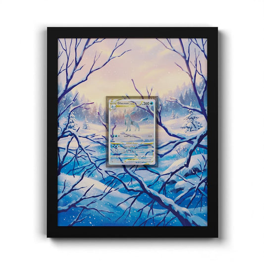 GG40 Glaceon VSTAR - Extended Artwork Framed Pokemon Card Display