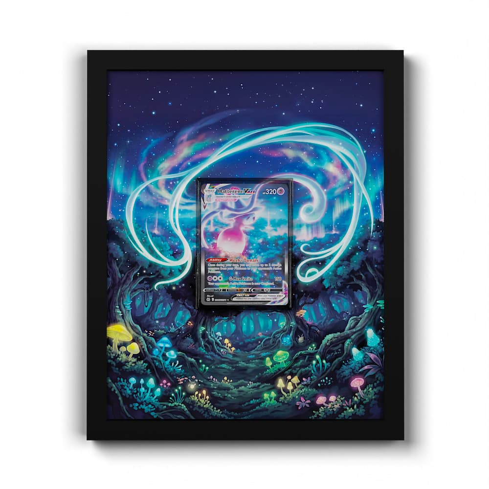 GG47 Hatterene VMAX - Extended Artwork Framed Pokemon Card Display