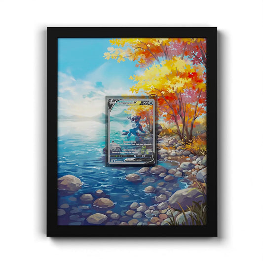 GG51 Hisuian Samurott V - Extended Artwork Framed Pokemon Card Display