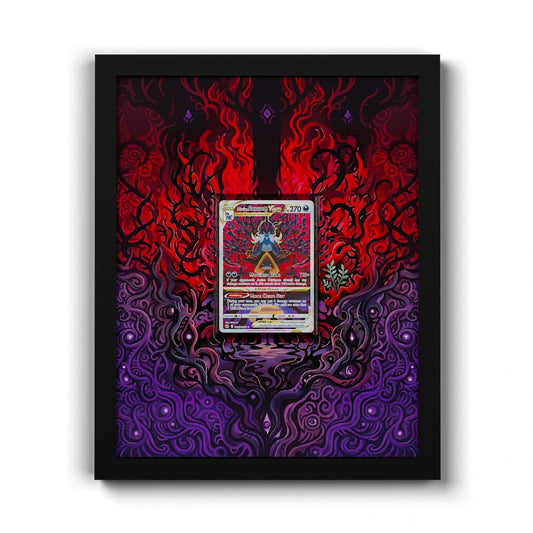 GG52 Hisuian Samurott VSTAR - Extended Artwork Framed Pokemon Card Display