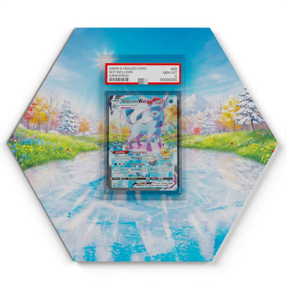 209/203 Glaceon VMAX - Extended Artwork Pokemon Card Display