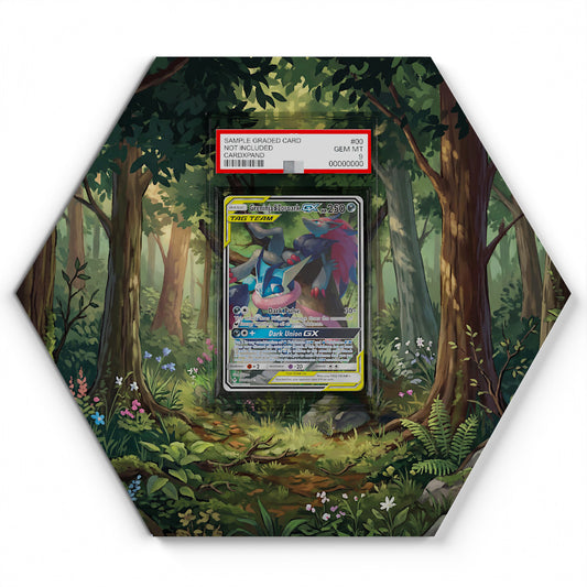 201/214 Greninja & Zoroark GX - Extended Artwork Pokemon Card Display