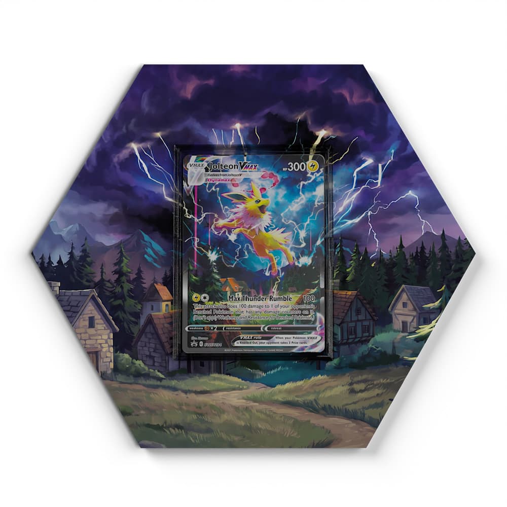 184 Jolteon - Extended Artwork Pokemon Card Display