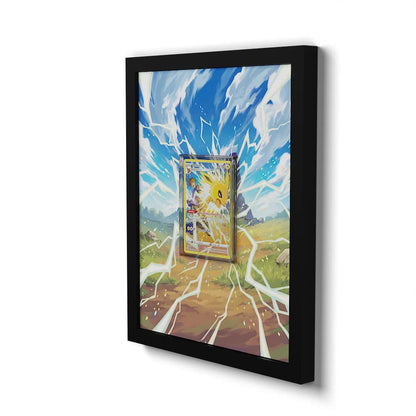 TG04 Jolteon - Extended Artwork Framed Pokemon Card Display