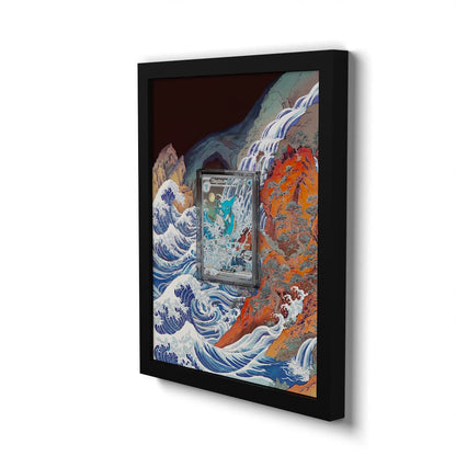131 Kingdra EX - Extended Artwork Framed Pokemon Card Display