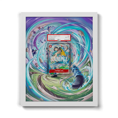 OP14-009 Law AA - Extended Artwork Framed One Piece Card Display