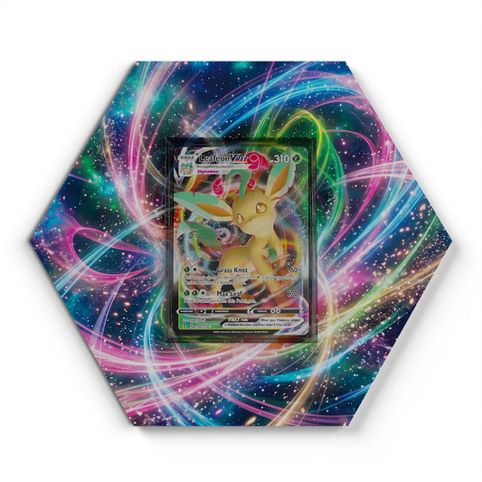 008/203 Leafeon VMAX - Extended Artwork Pokemon Card Display