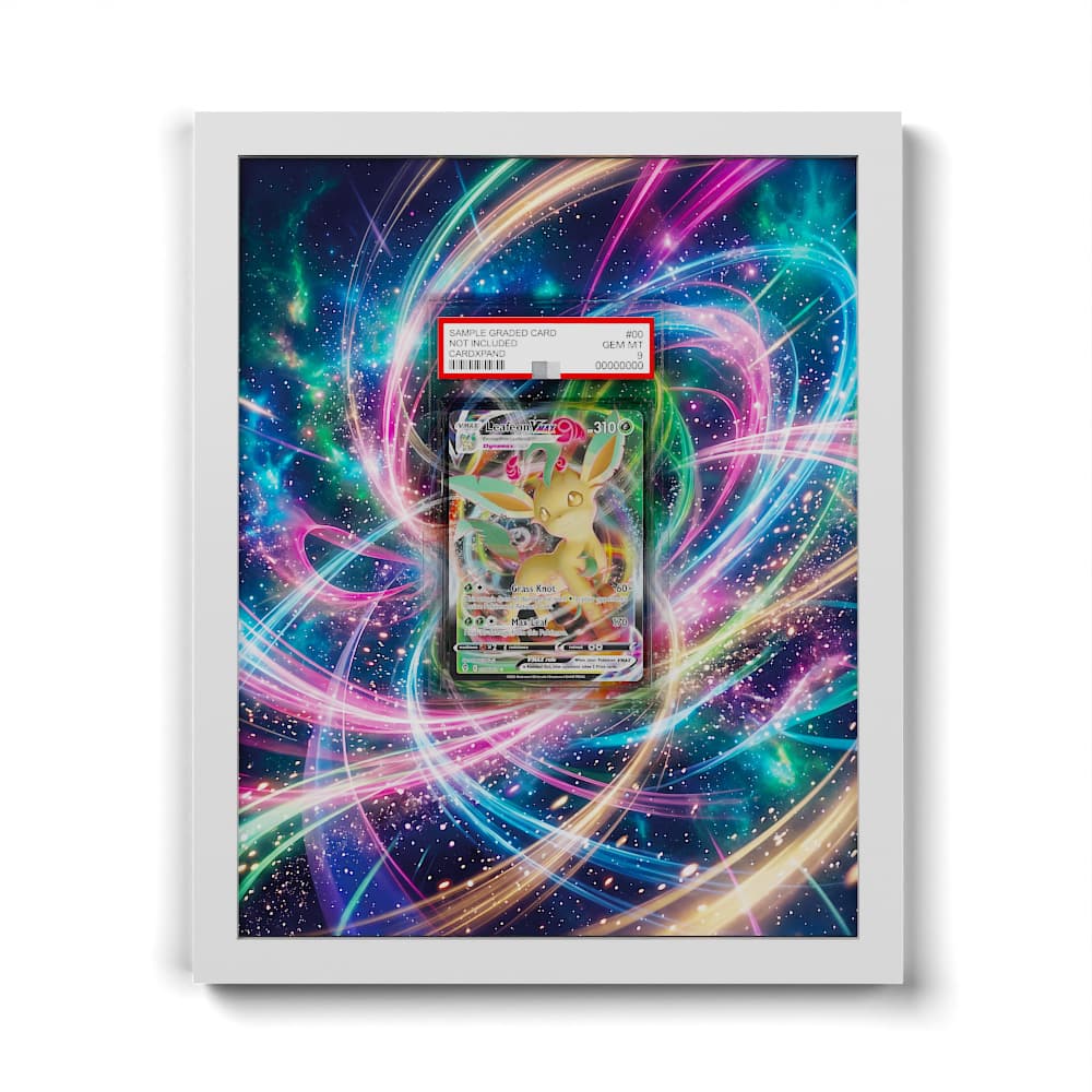 008/203 Leafeon VMAX - Extended Artwork Framed Pokemon Card Display