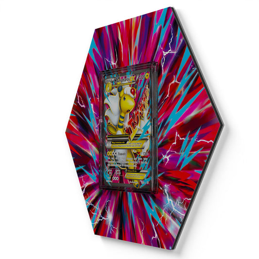 088/098 M Ampharos EX - Extended Artwork Pokemon Card Display