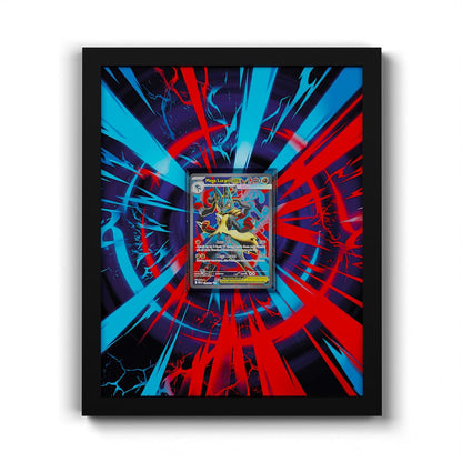 160 Mega Lucario EX - Extended Artwork Framed Pokemon Card Display