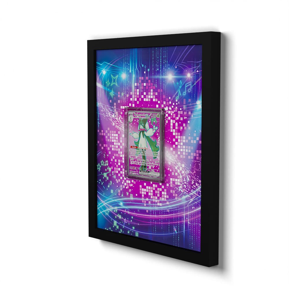 231/193 Meowscarada EX - Extended Artwork Framed Pokemon Card Display