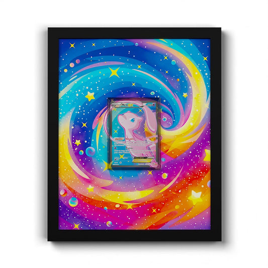 RC24 Mew EX - Extended Artwork Framed Pokemon Card Display