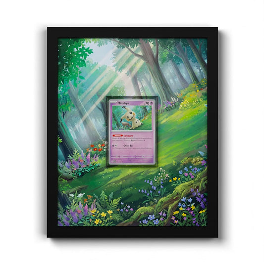 097/193 Mimikyu - Extended Artwork Framed Pokemon Card Display
