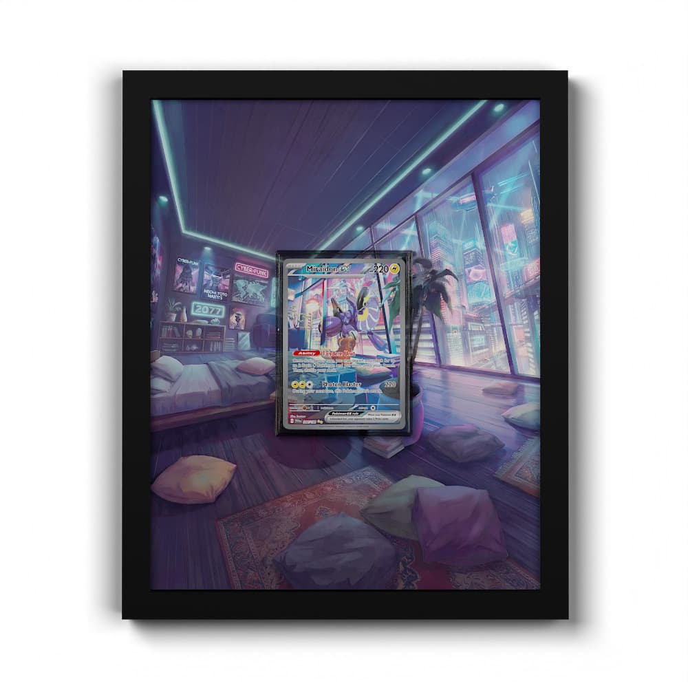 244 Miraidon EX - Extended Artwork Framed Pokemon Card Display