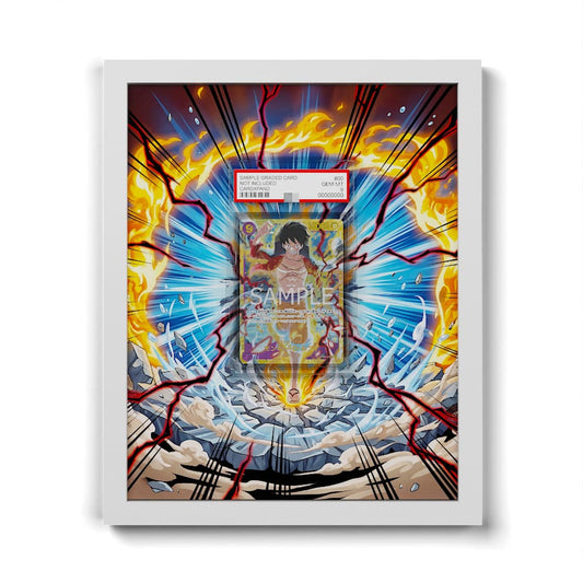 OP09-119 Monkey D. Luffy SEC - Extended Artwork Framed One Piece Card Display